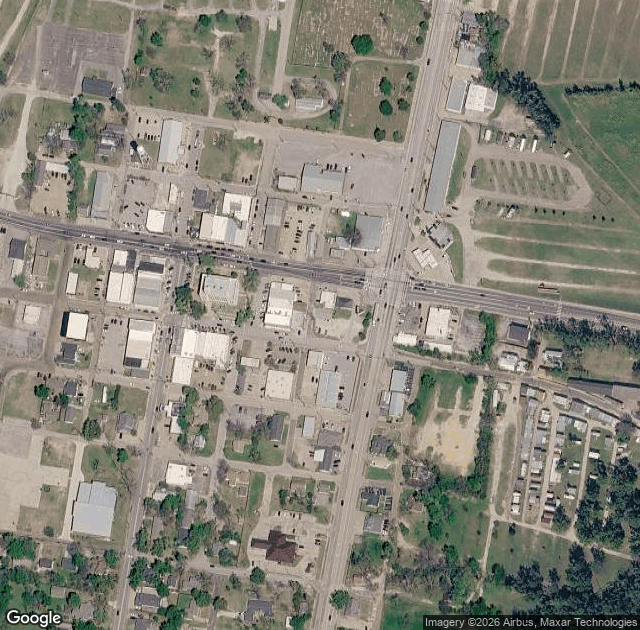 Aerial view of Yesterland Farm in Canton, TX