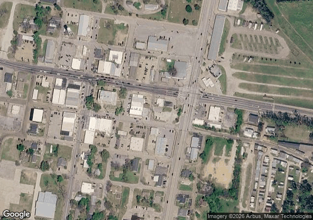 Aerial view of Yesterland Farm in Canton, TX